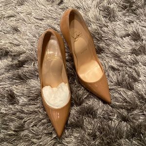 Nude Christian Louboutin So Kate Heels